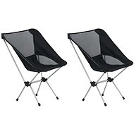 Folding camping chairs 2 pcs with bag 54x50x65 cm aluminium - Camping Chair