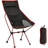 Folding camping chair PVC and aluminium black - Camping Chair