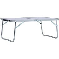 Folding camping table white aluminium 60 x 40 cm - Camping Table