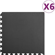 SHUMEE Floor mats 6 pcs 2,16 m2 EVA foam black - Damping Pad