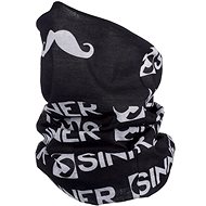 Sinner Bandana, Black Moustache - Neck Warmer