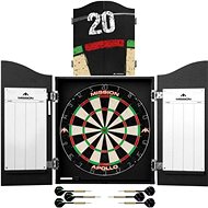Complete Mission dart set, target, cabinet, darts - Darts