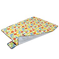 Picnic blanket 200×150 cm, coloured squares - Picnic Blanket