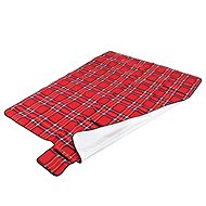 Picnic blanket 200×150 cm, checked-red - Picnic Blanket