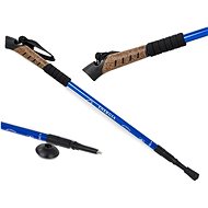 Nordic Walking with cork handle, 135 cm, 2 pcs, blue - Nordic Walking Poles