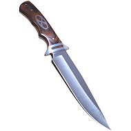 Hiking knife 32 cm with wooden handle and sheath - Pocket Knife