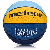 Basketball Meteor Layup size 4, blue-yellow - Basketball