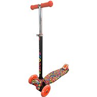 Three-wheeled scooter MAXI SCOOTER with glowing wheels, BONBON - Children's Scooter