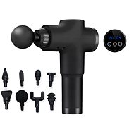 Massage relaxation gun with LCD display, black - Massage Gun