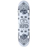 KFD Bandana Complete 8" white - Skateboard