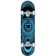 Blueprint Home Heart 7,75" Black/Blue - Skateboard