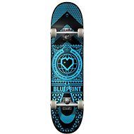 Blueprint Home Heart Complete 7,75" blue/black - Skateboard