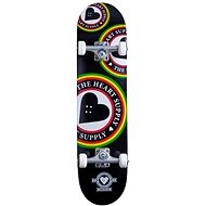 Heart Supply Orbit Logo Complete 7.75" Black/White/Red - Skateboard