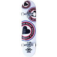 Heart Supply Orbit Logo Complete 8" White/Black/Blue - Skateboard