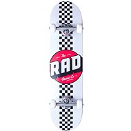RAD Checker Stripe Complete 7,75" white - Skateboard
