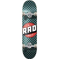 RAD Checkers Progressive Complete 7,25" black/turquoise - Skateboard