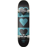 Heart Supply Quadron Logo Complete 8" Turquoise - Skateboard