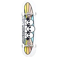 Alien Workshop Spectrum 7,75" white/red/yellow - Skateboard