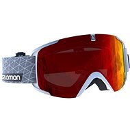 Salomon Xview White / Univ. Mid Red size M / L - Ski Goggles