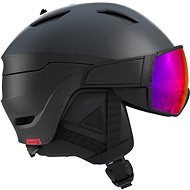 Salomon Black / Red Accent / Solar - Ski Helmet