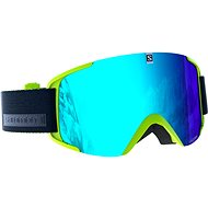 Salomon Xview Acid Lime / Solar Blue - Ski Goggles