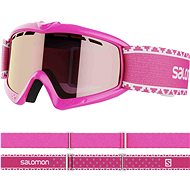 Salomon Kiwi pink/univ silver mirror - Ski Goggles