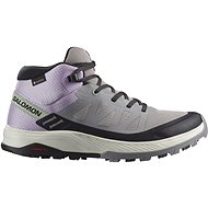 Salomon OUTrise Mid GTX W Gull/Orchid Bloom/Black EU 38 2/3 / 235 mm - Trekking Shoes