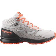 Salomon OUTway Mid CSWP J Lunar Rock/Black/Shocking Orange EU 33 / 205 mm - Trekking Shoes
