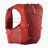 Salomon Act Skin 8 No Flasks Red Dahlia/High Risk Red L - Running Vest
