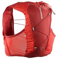 Salomon Act Skin 4 No Flasks Red Dahlia/High Risk Red - Running Vest