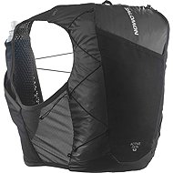 Salomon Active Skin 12 Set Black/Metal L - Running Vest