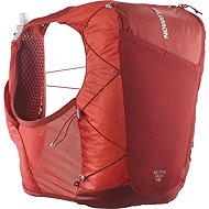 Salomon Active Skin 12 Set Red Dahlia/High Risk S - Running Vest