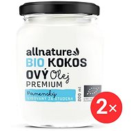 Allnature Organic Coconut Oil 2 x 200ml - Oil