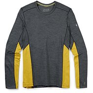 Smartwool M Merino Sport 150 Long Sleeve Crew Charcoal H/Golden Olive, vel. L - Tričko