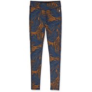 Smartwool W Merino 250 Baselayer Pttrn Bottom Bxd Deep Navy Palm M - Kalhoty