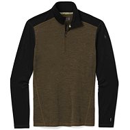 Smartwool M Merino 250 Baselayer 1/4 Zip Boxed Military Olive Heather-Black XXL - Thermal Underwear