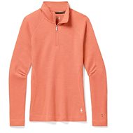Smartwool W Merino 250 Baselayer 1/4 Zip Boxed Sunset Coral Heather S - Thermal Underwear
