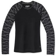 Smartwool W Merino 250 Baselayer Pattern Crew Bxd Black Mountain Fairisle L - Thermal Underwear