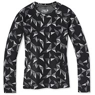 Smartwool W Merino 250 Baselayer Pattern Crew Bxd Black Pinwheel L - Thermal Underwear