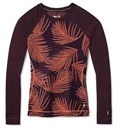 Smartwool W Merino 250 Baselayer Pattern Crew Bxd Sunset Coral Palm L - Thermal Underwear
