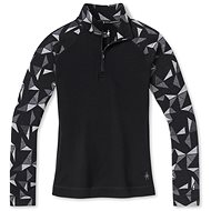 Smartwool W Merino 250 Bl Pattern 1/4 Zip Boxed Black Pinwheel XL - Thermal Underwear