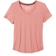 Smartwool W Merino Sport 120 V-Neck Short Sleeve Light Mahogany H, vel. XS - Tričko