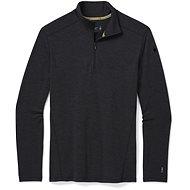 Smartwool M Classic Thermal Merino Bl 1/4 Zb Charcoal Heather - Tričko
