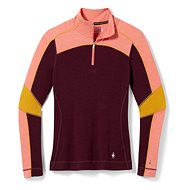Smartwool W Classic Thermal Merino Bl Cb 1/4 Zb Black Cherry Heather XS - Tričko