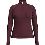 Smartwool W Classic Thermal Merino Bl 1/4 Zb Black Cherry Heather L - Tričko