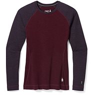 Smartwool W Classic Thermal Merino Bl Pattern Cb Black Cherry Dot L - Tričko