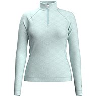 Smartwool W Classic Thermal Merino Bl 1/4 Zb Bleached Aqua Heather XS - Tričko