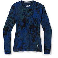 Smartwool W Classic Thermal Merino Bl Pattern Cb Blueberry Hill Marble - Tričko