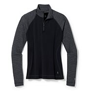 Smartwool W Classic Thermal Merino Bl Pttrn 1/4 Zb Black Dot L - Tričko