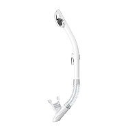 Agama Dive Team Deep dry snorkel, white/transp. - Snorkel